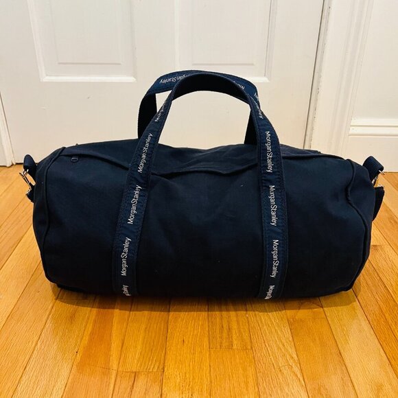 Morgan Stanley Banker Duffle Bag Navy NEW, Authentic - Picture 7 of 16